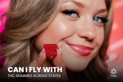 Image of Can I Fly With THC Gummies Across States