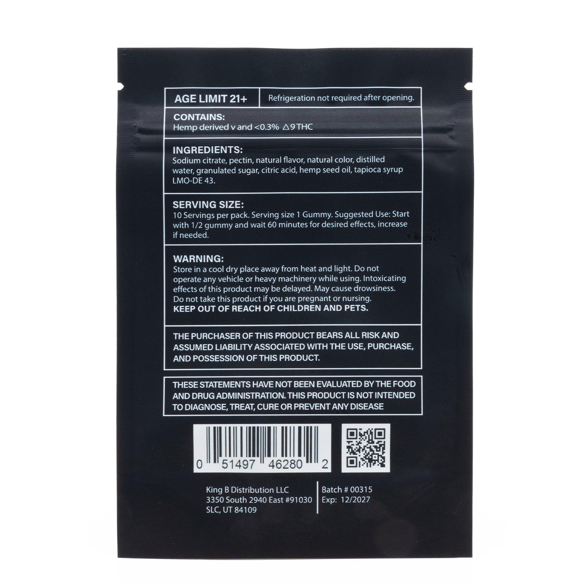 Image of Blast Off Kush Kube® - 500mg THC