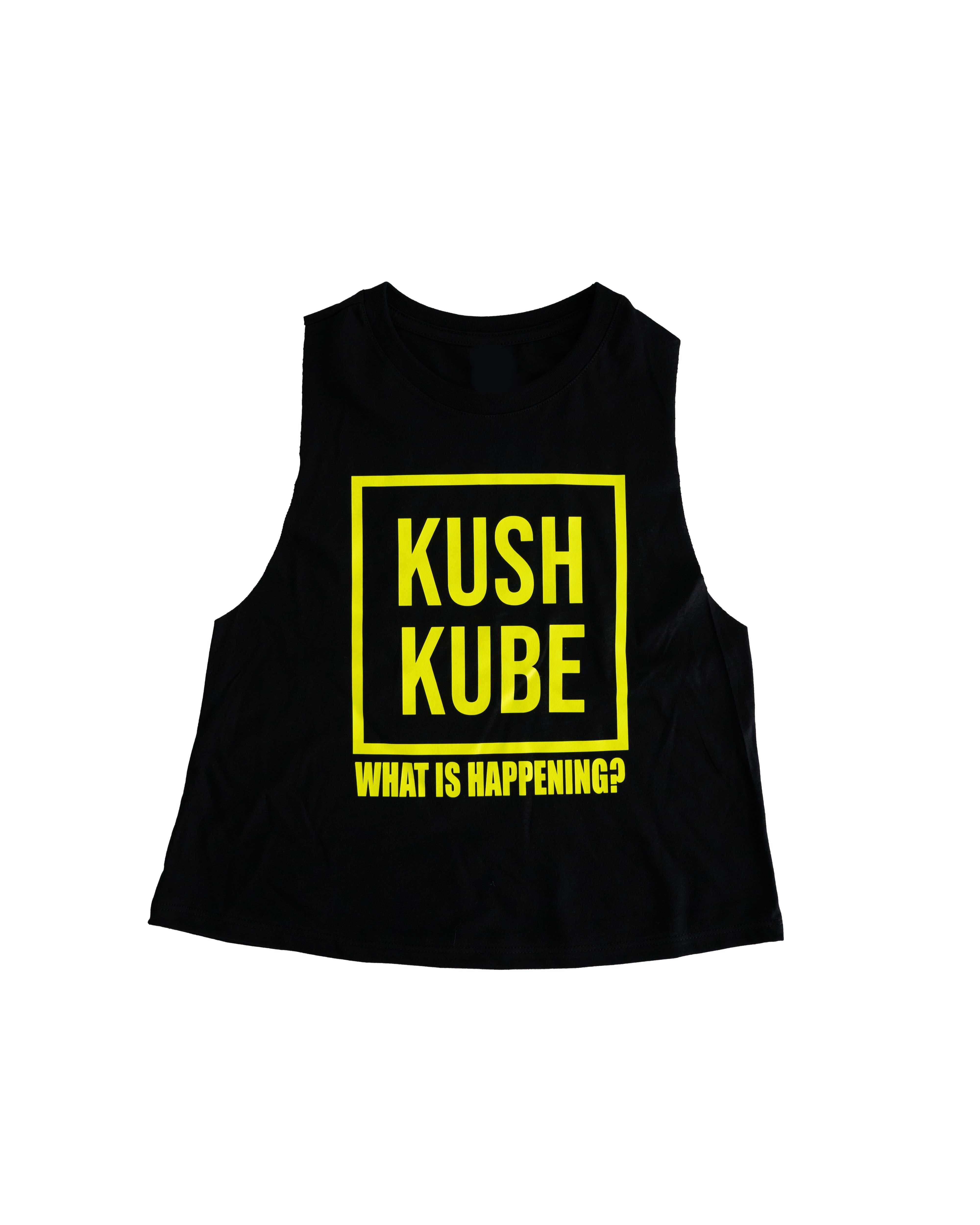 Image of Kush Kube® Womens Neon Yellow Tank