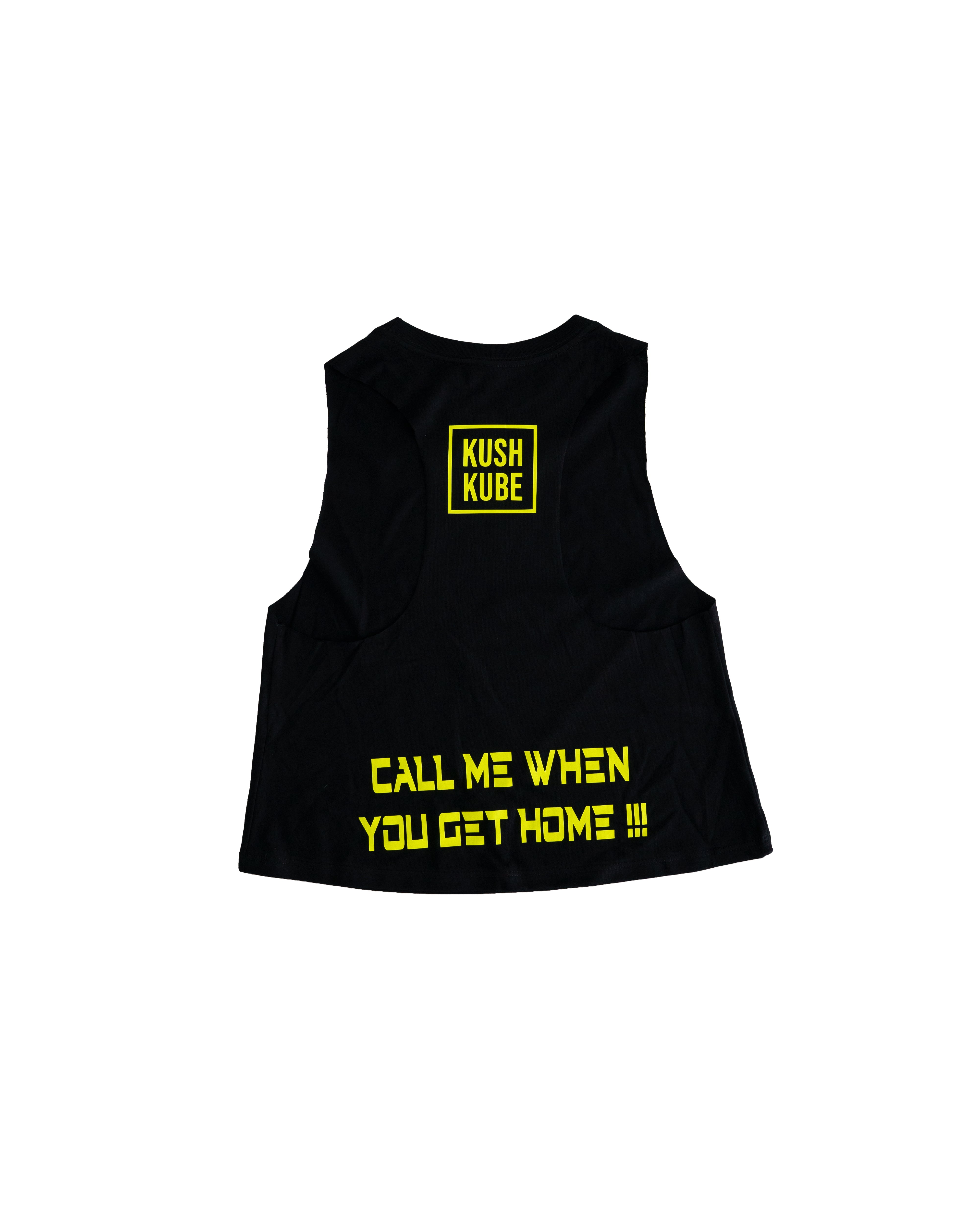 Image of Kush Kube® Womens Neon Yellow Tank