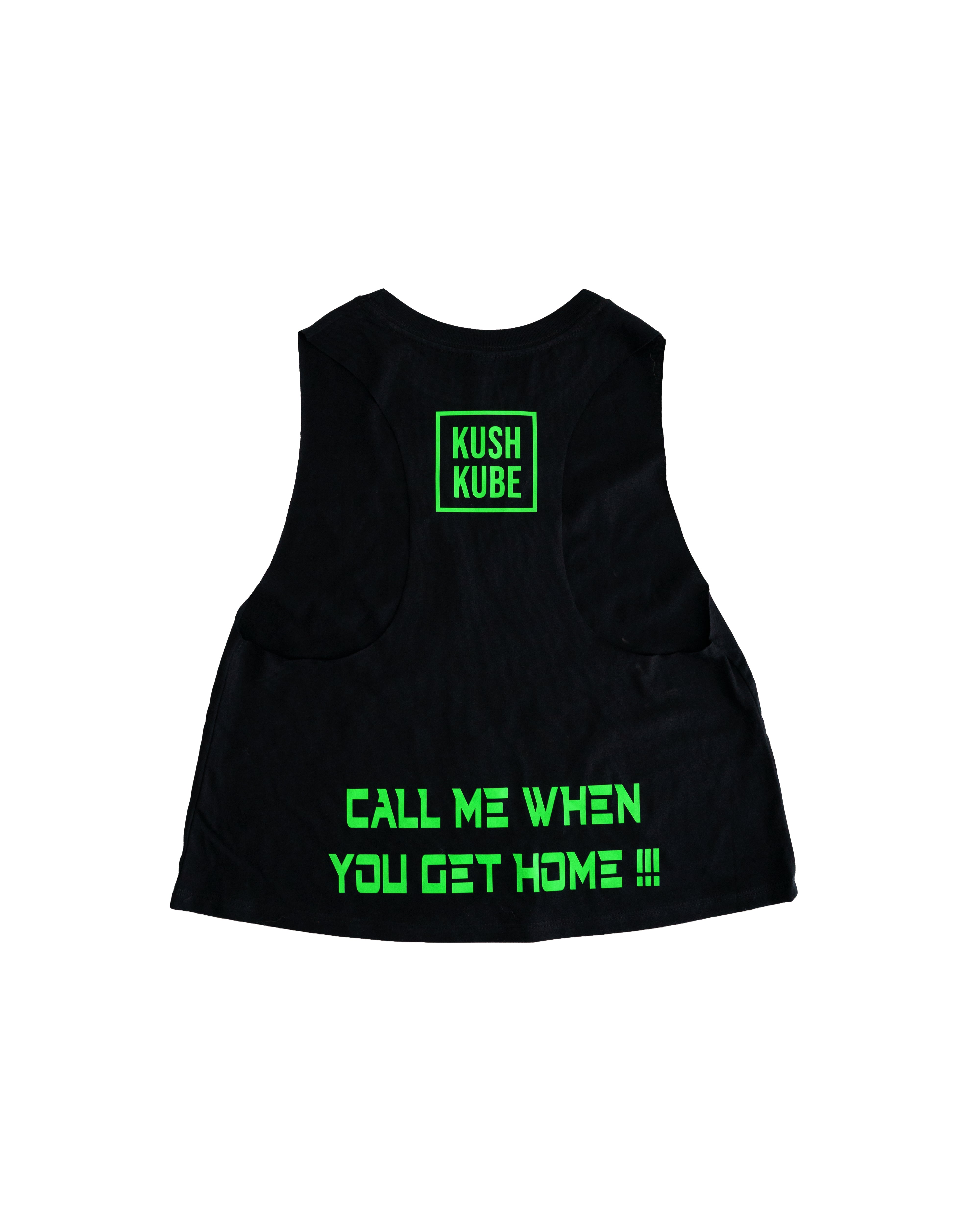 Image of Kush Kube® Womens Neon Green Tank