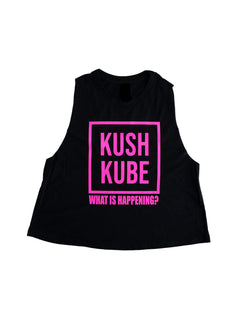 Image of Kush Kube Womens Neon Pink Tank