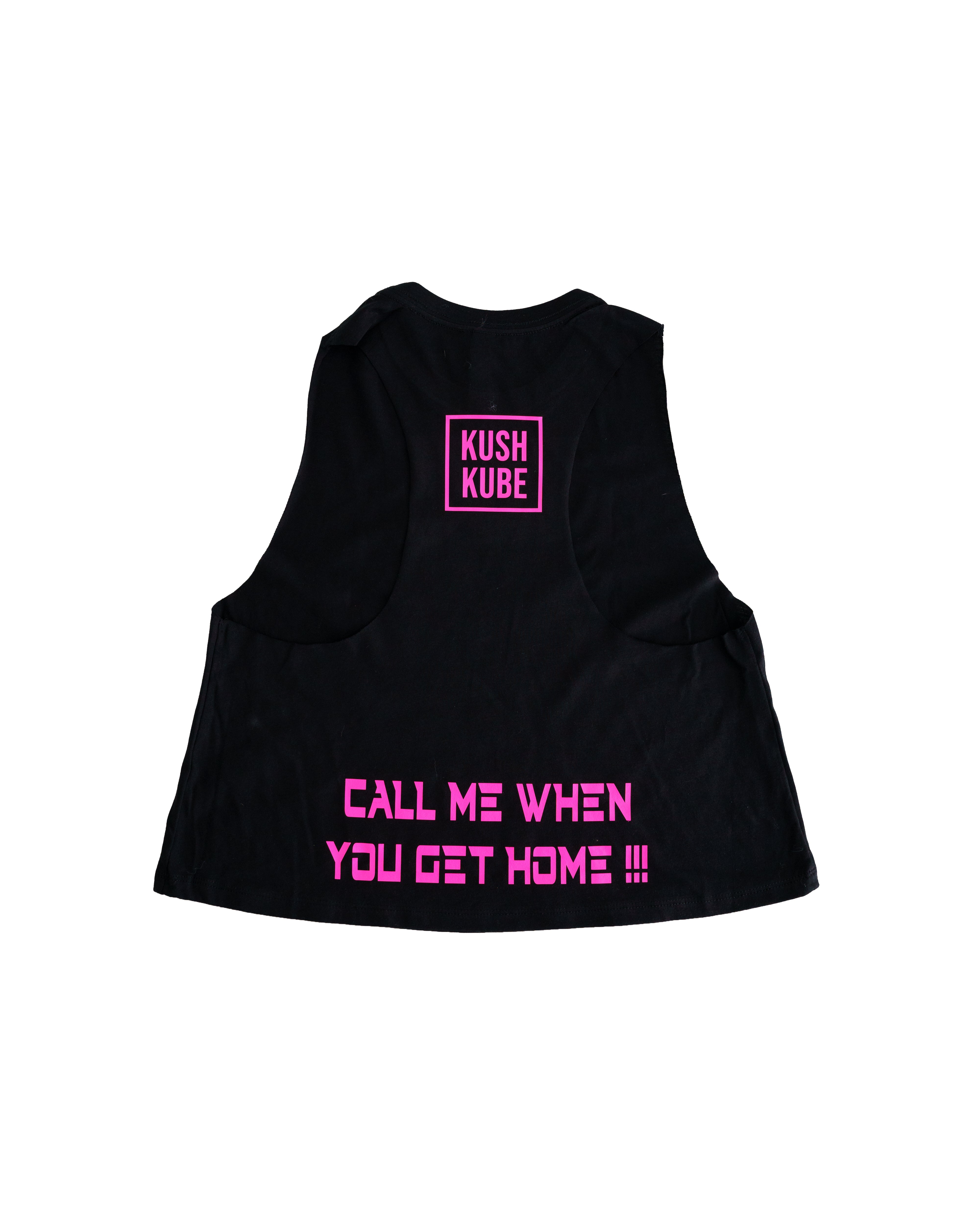 Kush Kube Womens Neon Pink Tank