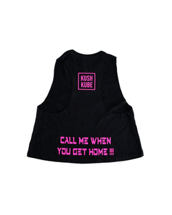 Image of Kush Kube Womens Neon Pink Tank