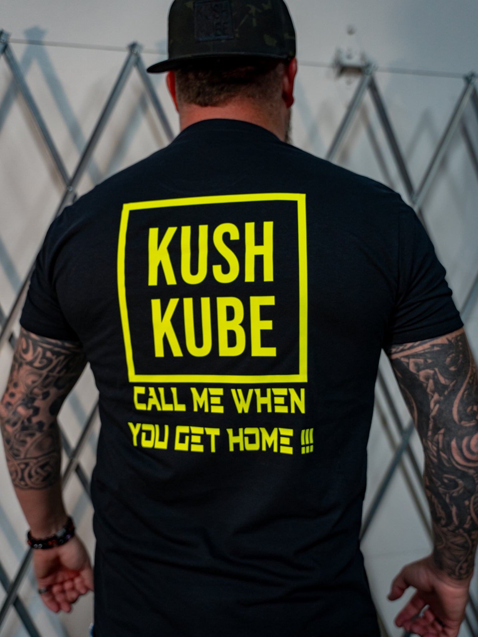 Image of Kush Kube® Neon Yellow Tee