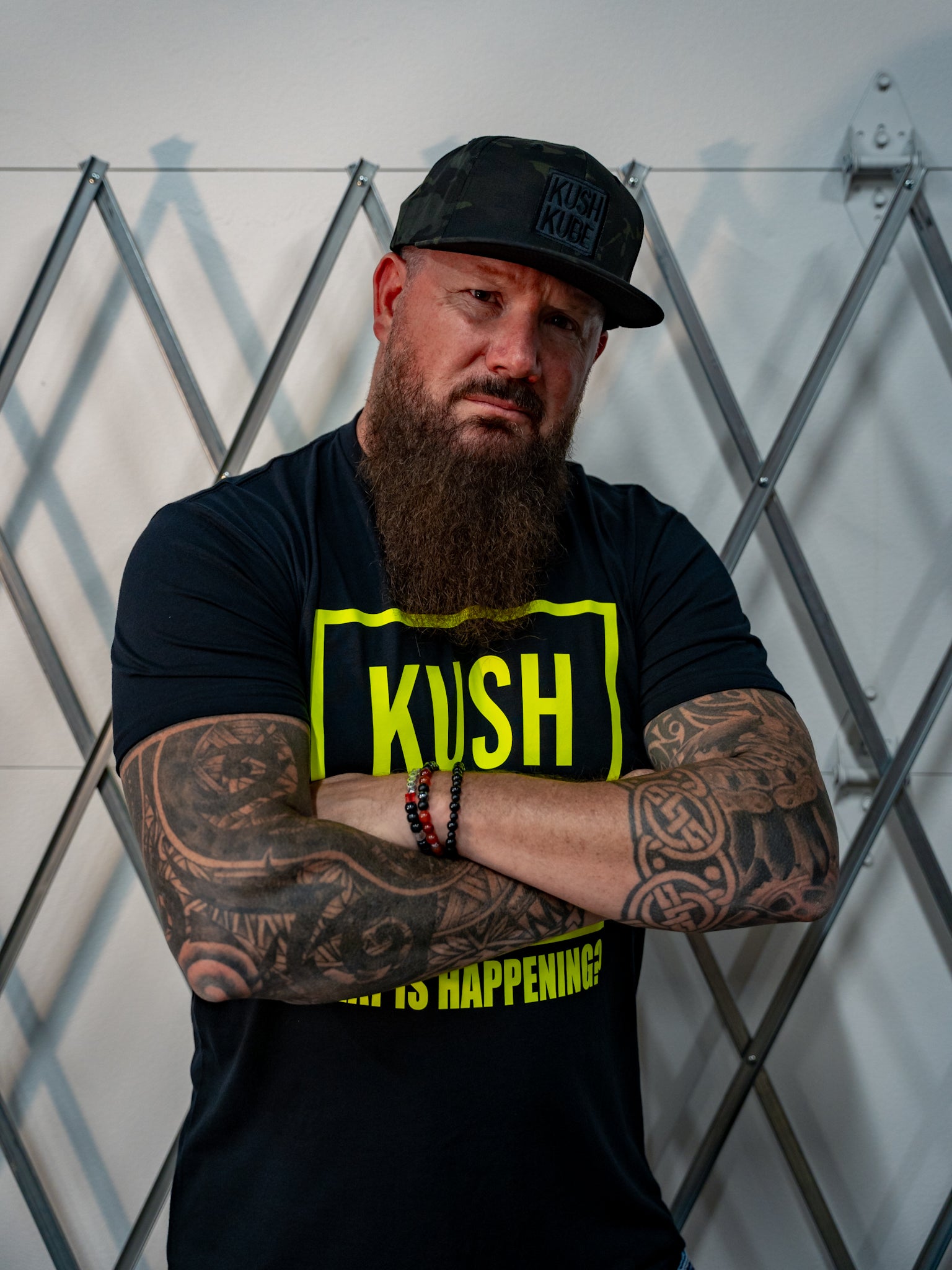 Image of Kush Kube® Neon Yellow Tee