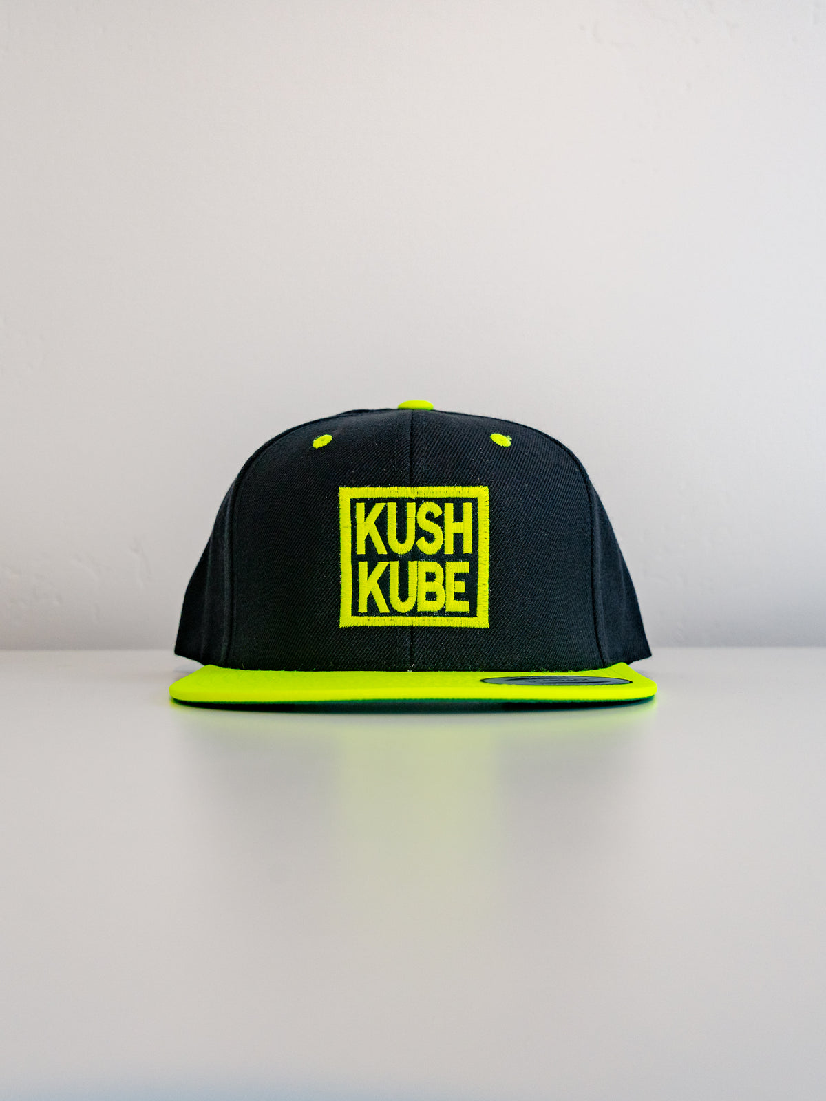 Kush Kube Hat (Neon Yellow)