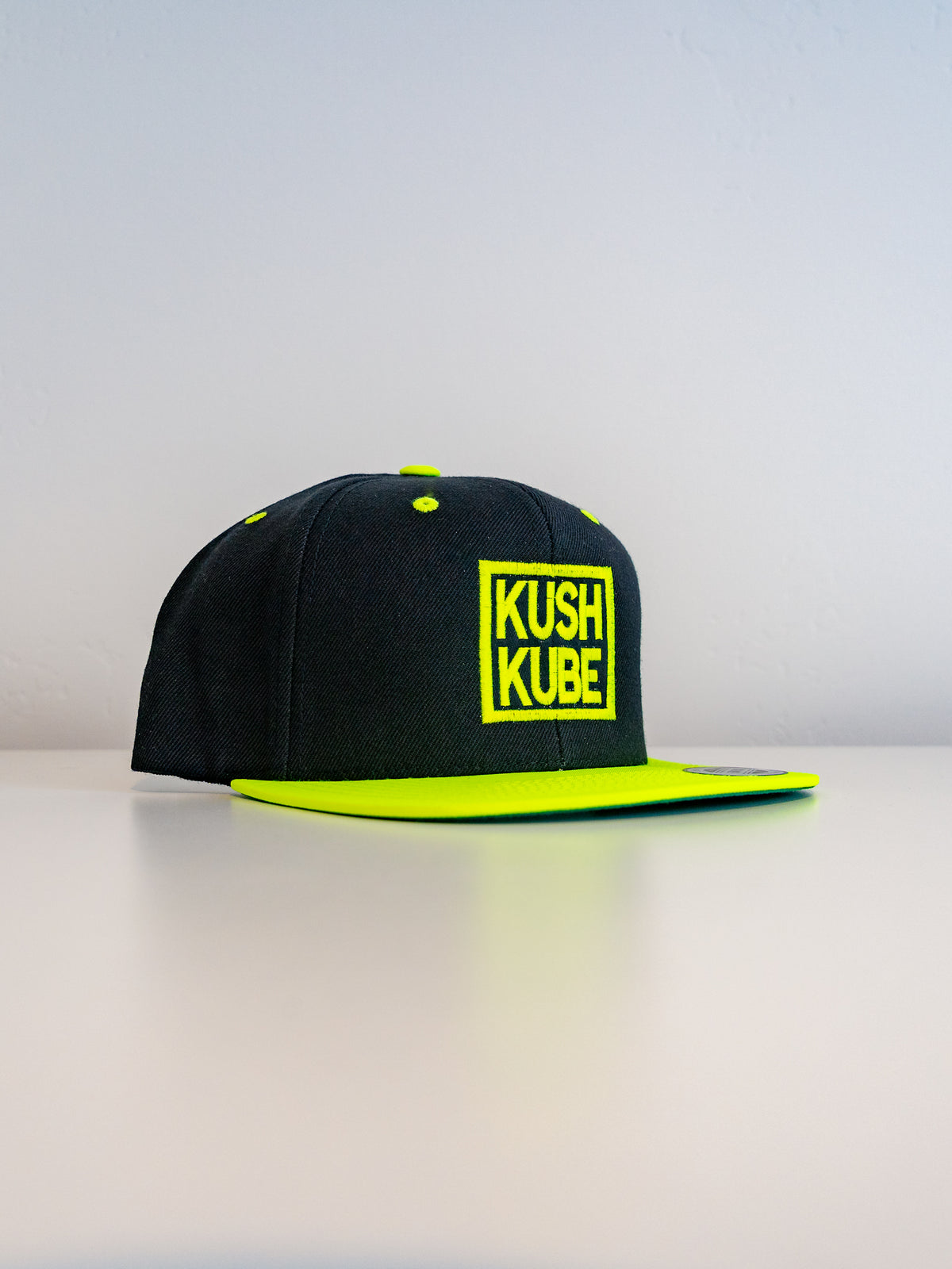 Kush Kube Hat (Neon Yellow)