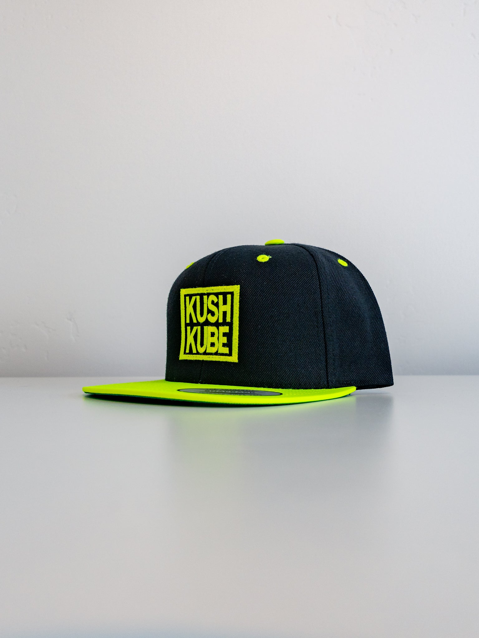 Kush Kube Hat (Neon Yellow)