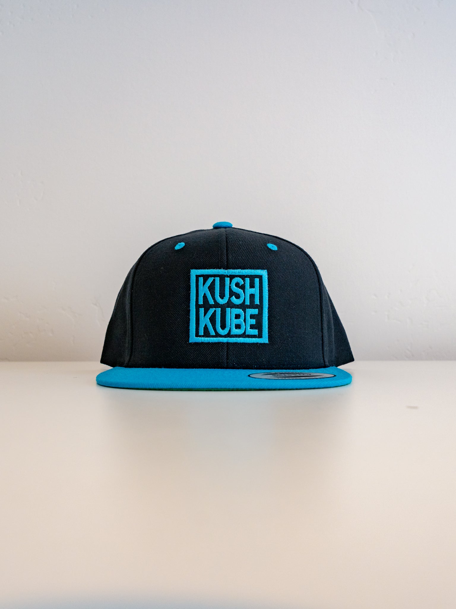 Kush Kube Hat (Neon Teal)