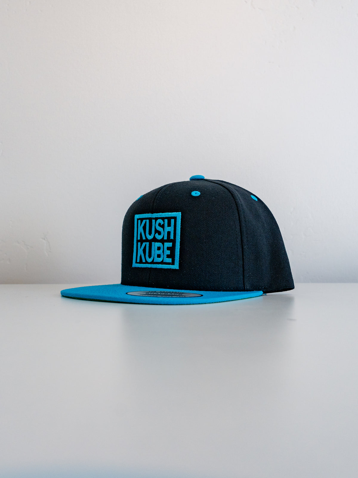Kush Kube Hat (Neon Teal)