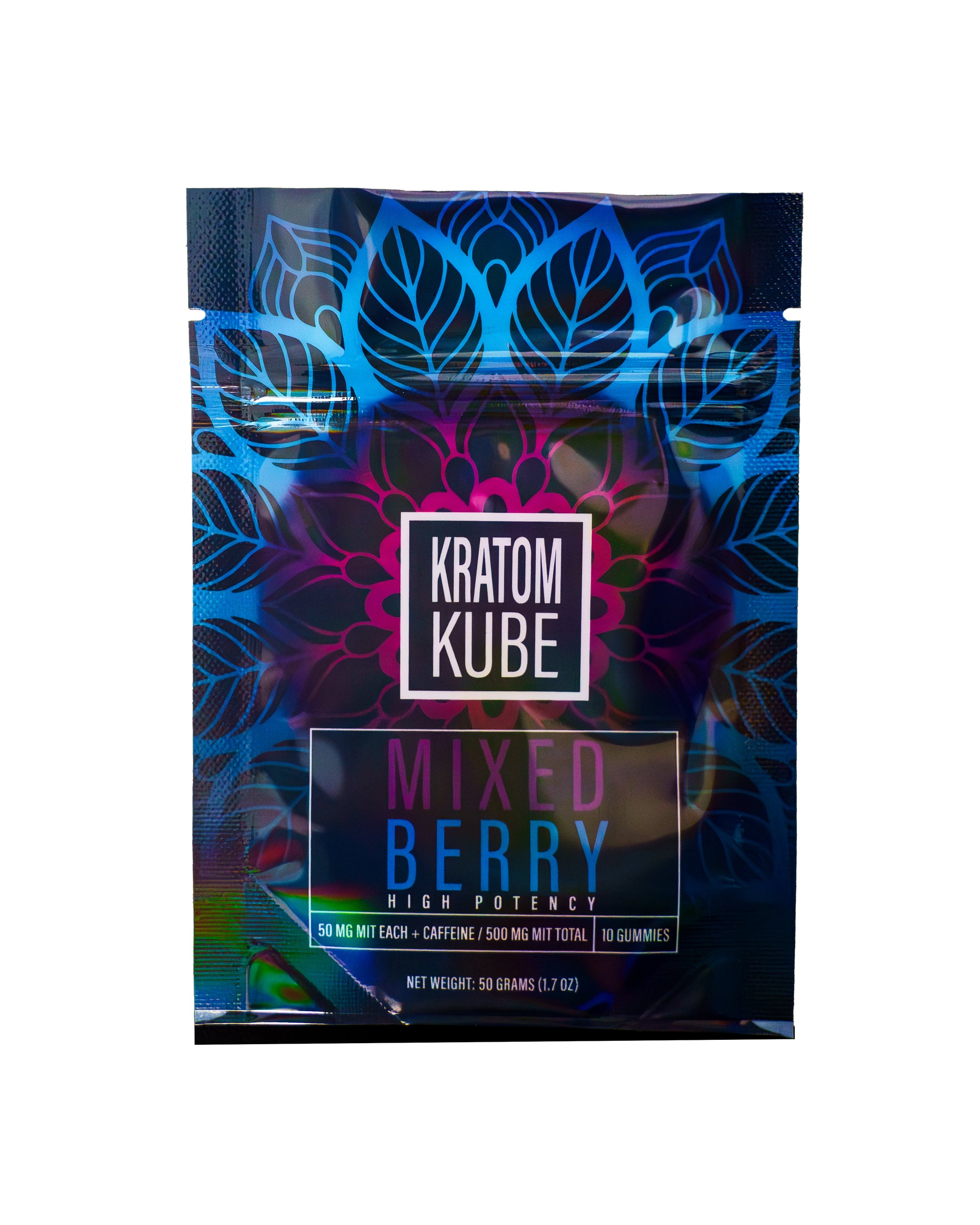 Kratom Kube - Mixed Berry with Energy - 10 Pack Box