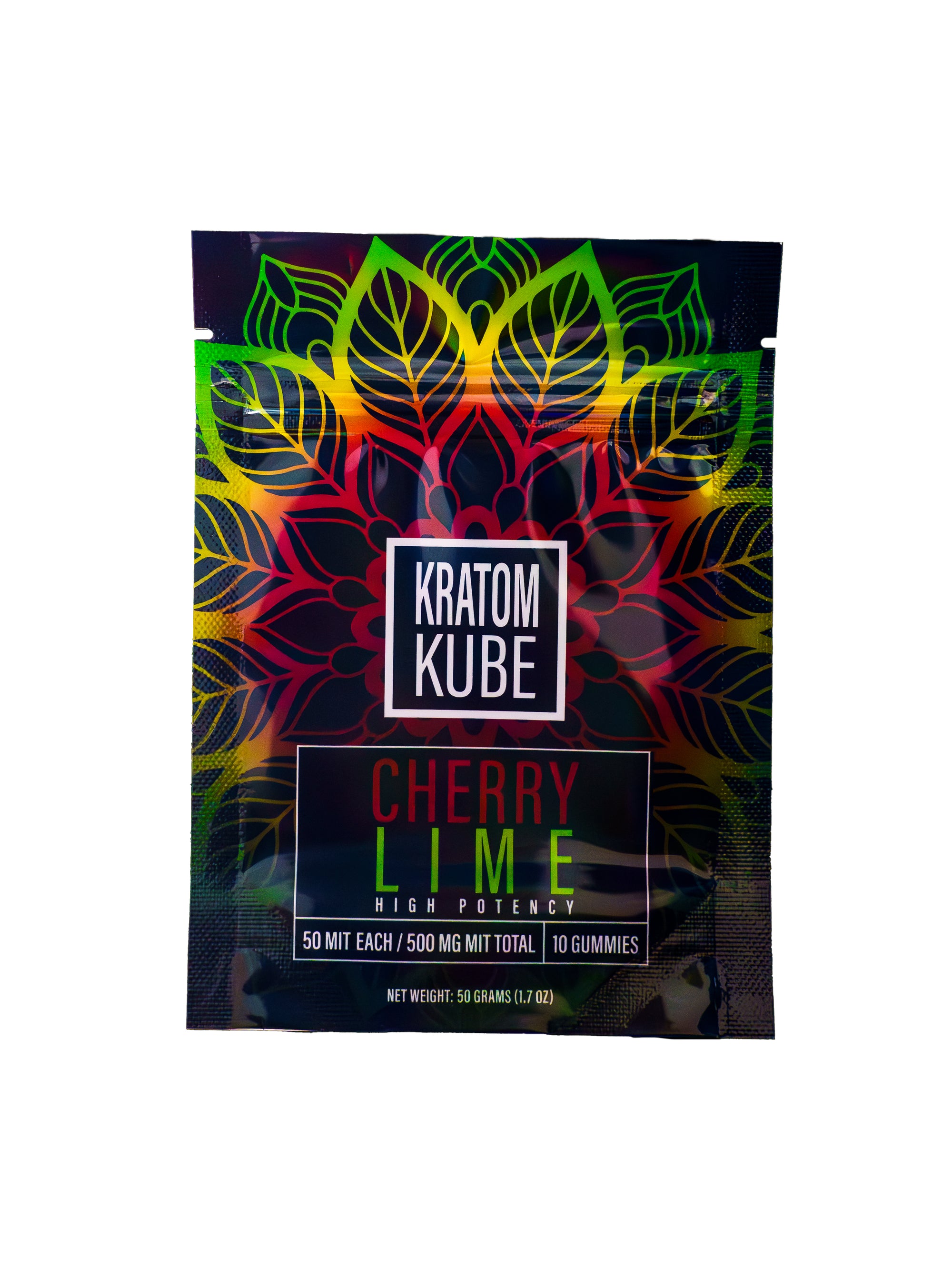 Kratom Kube - Cherry Lime - 10 Gummy Pack