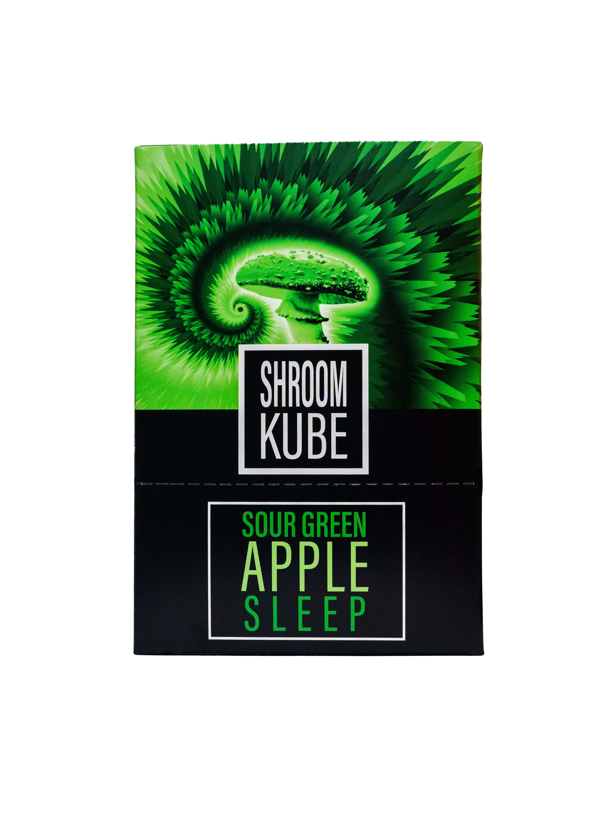 Shroom Kube - Sour Green Apple - Box (Functional Mushrooms + D9 THC)