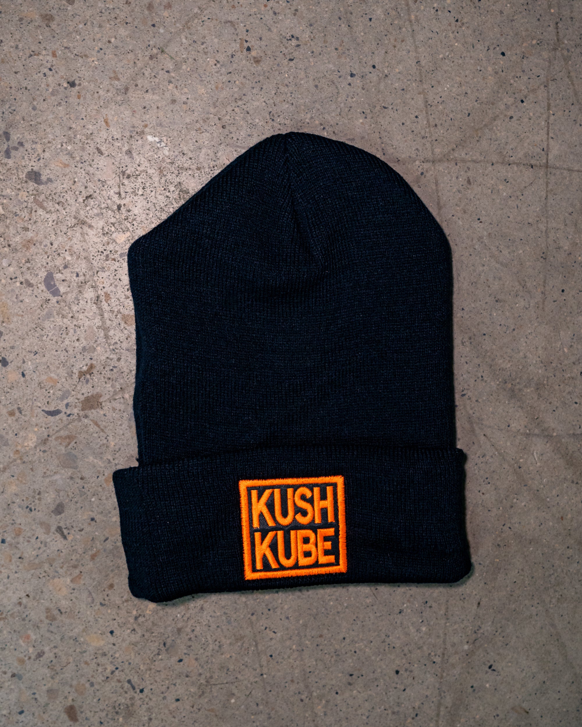 Kush Kube Hat Beanie (Neon Orange)