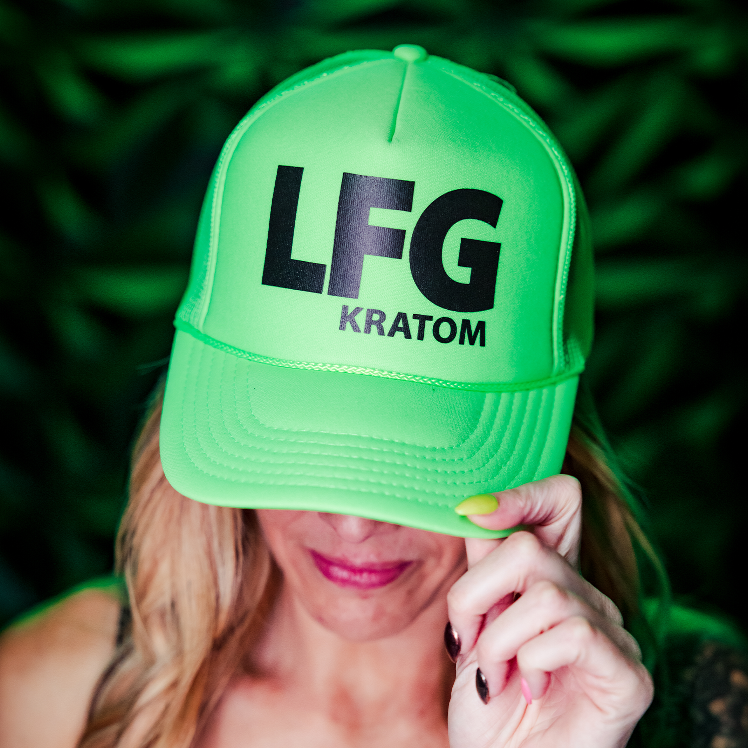 Image of LFG Kratom Foam Trucker Hat