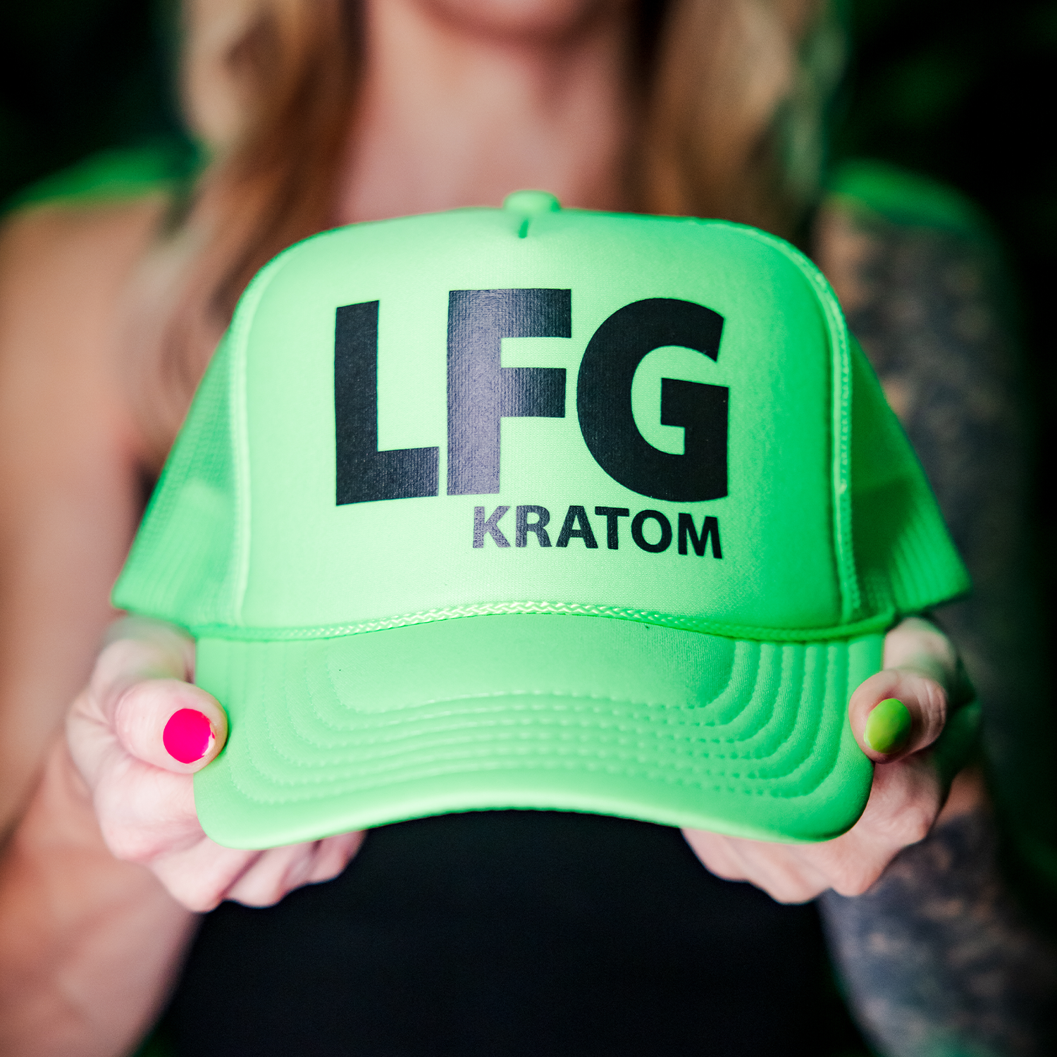 LFG Kratom Foam Trucker Hat