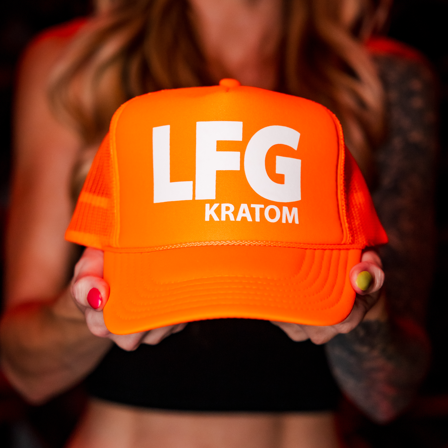 LFG Kratom Foam Trucker Hat