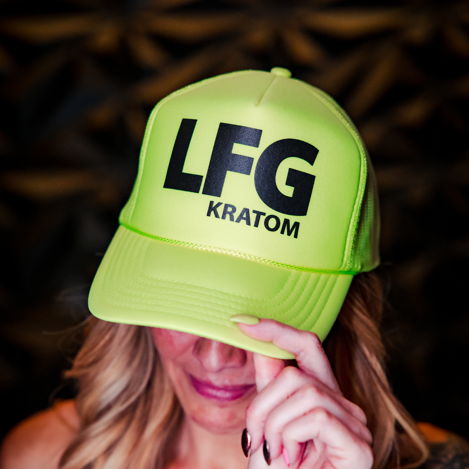 Image of LFG Kratom Foam Trucker Hat