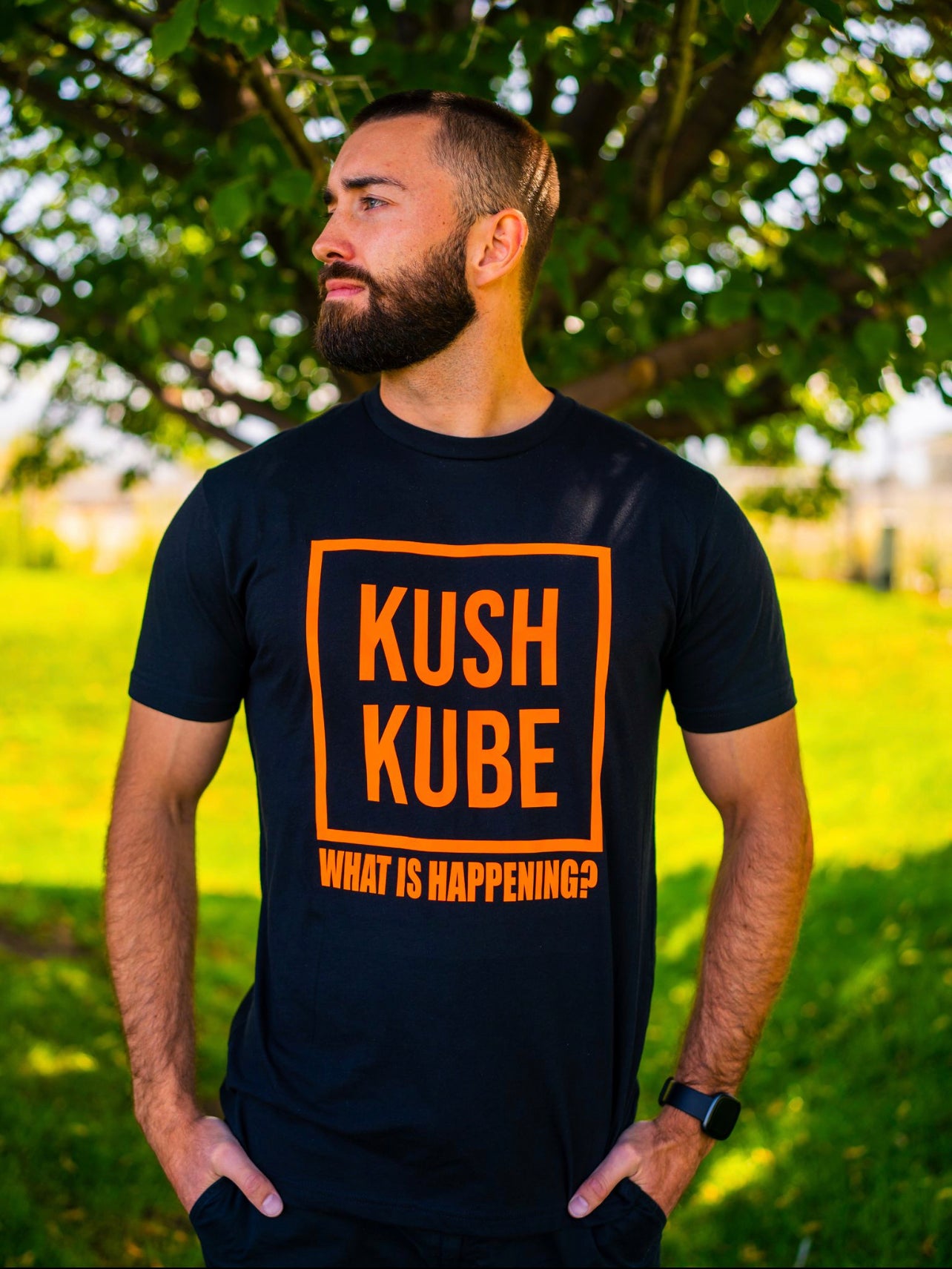 Image of Kush Kube® Neon Orange Tee