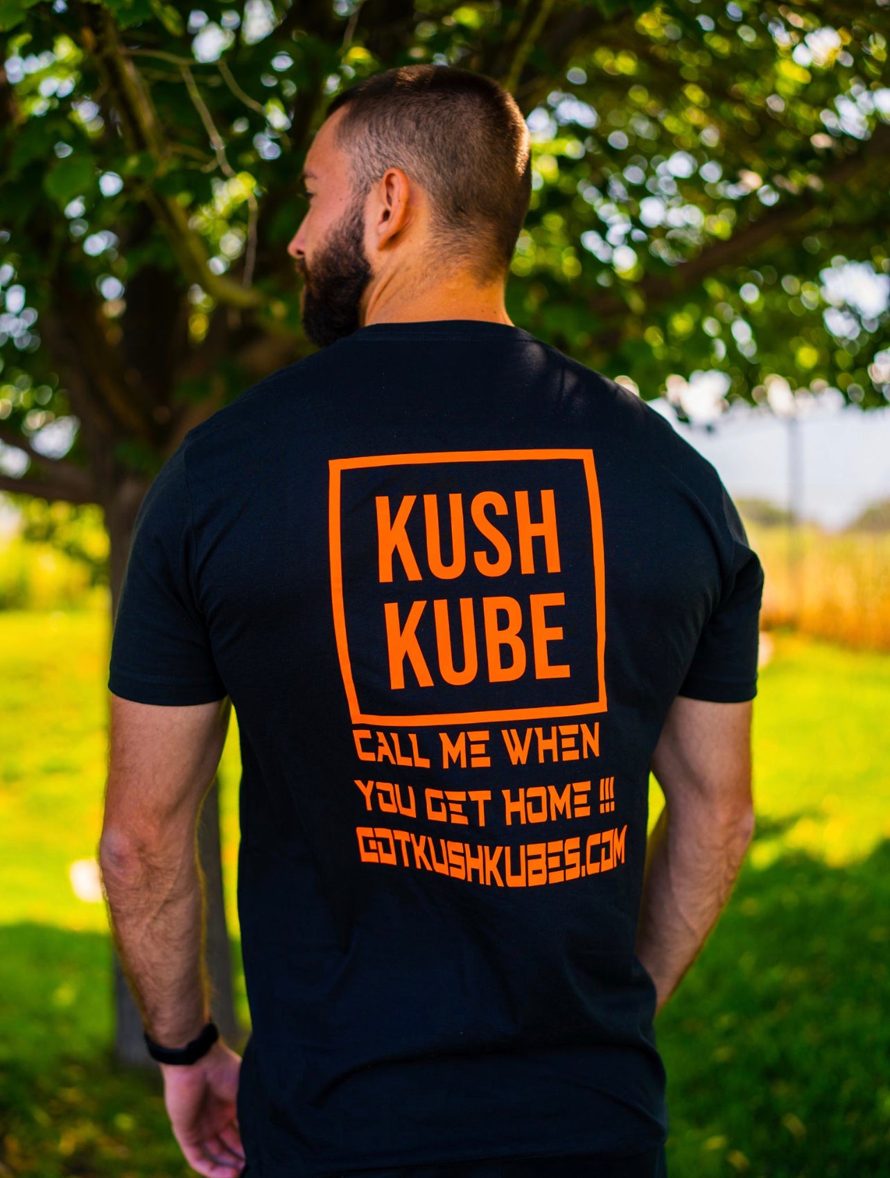 Image of Kush Kube® Neon Orange Tee