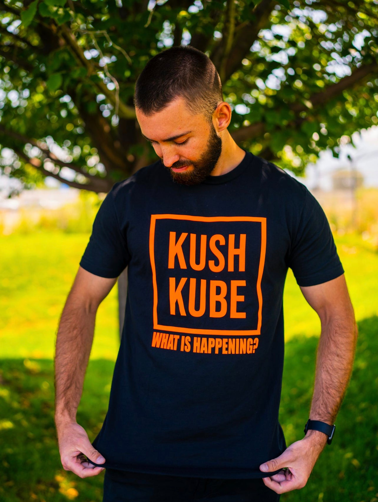 Image of Kush Kube® Neon Orange Tee
