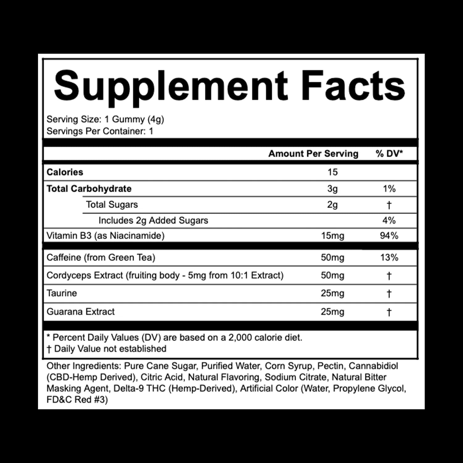 Image of Sour Watermelon Shroom Kube - 5mg THC + Energy Blend