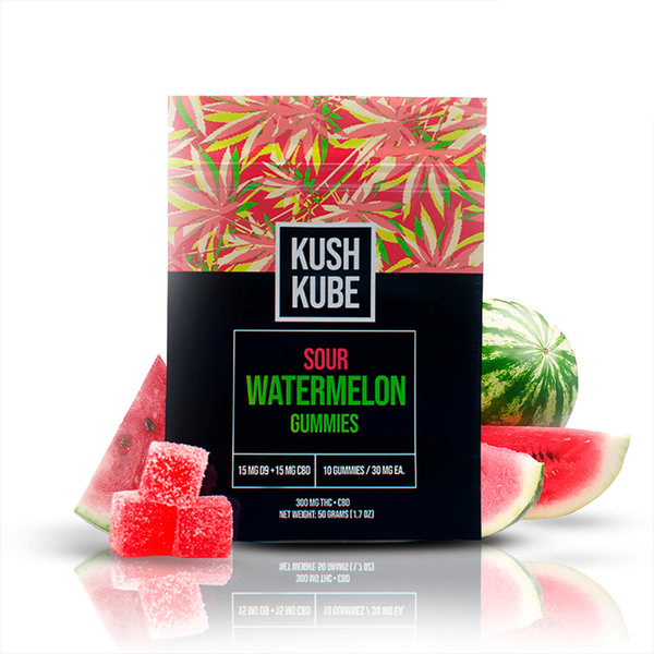 Sour Watermelon Gummies THC - Single Pack – King B Distribution