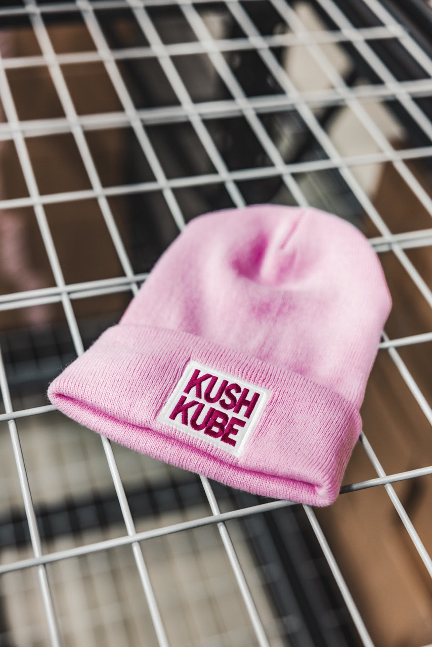 Kush Kube Hat Beanie (Pink)