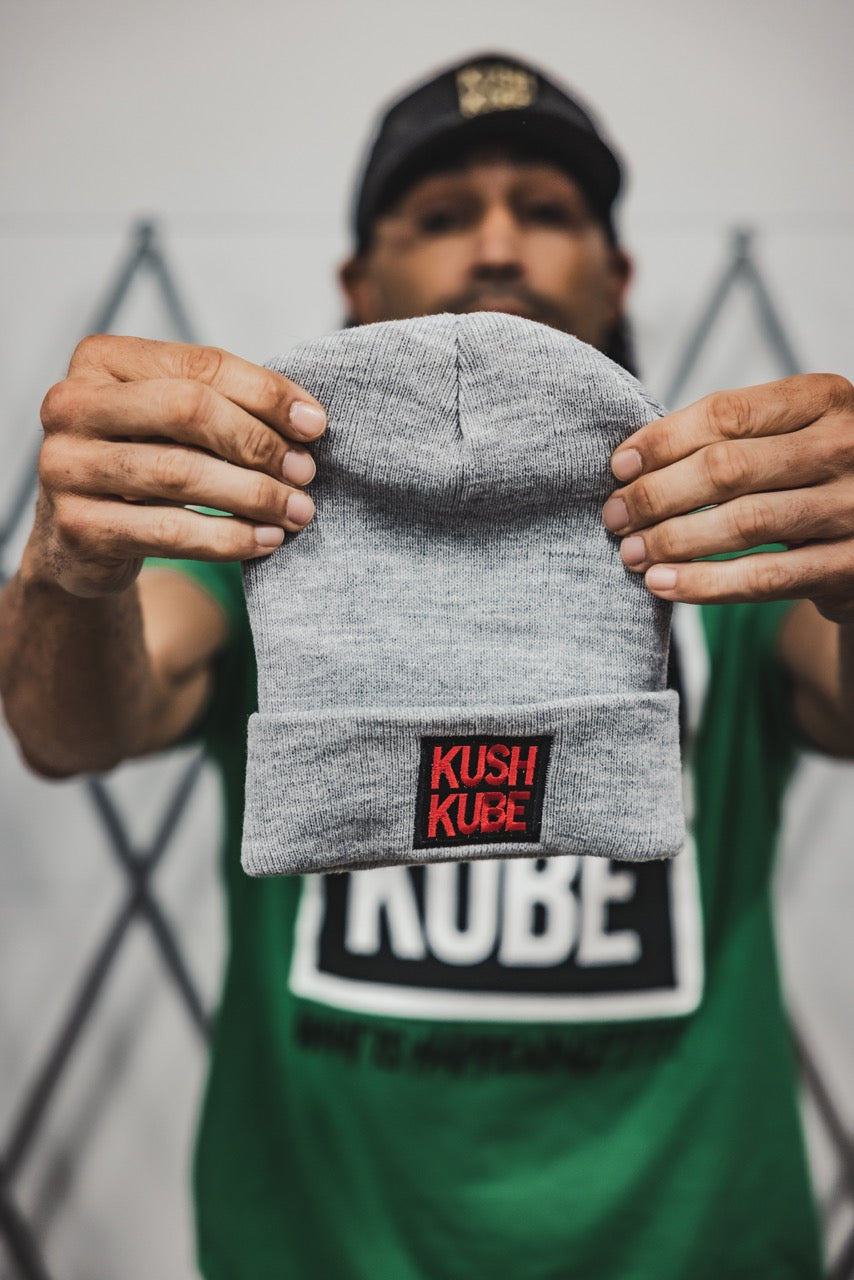 Kush Kube Hat Beanie (Grey)