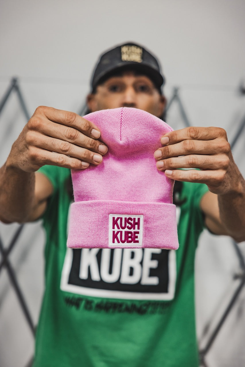 Image of Kush Kube® Hat Beanie (Pink)