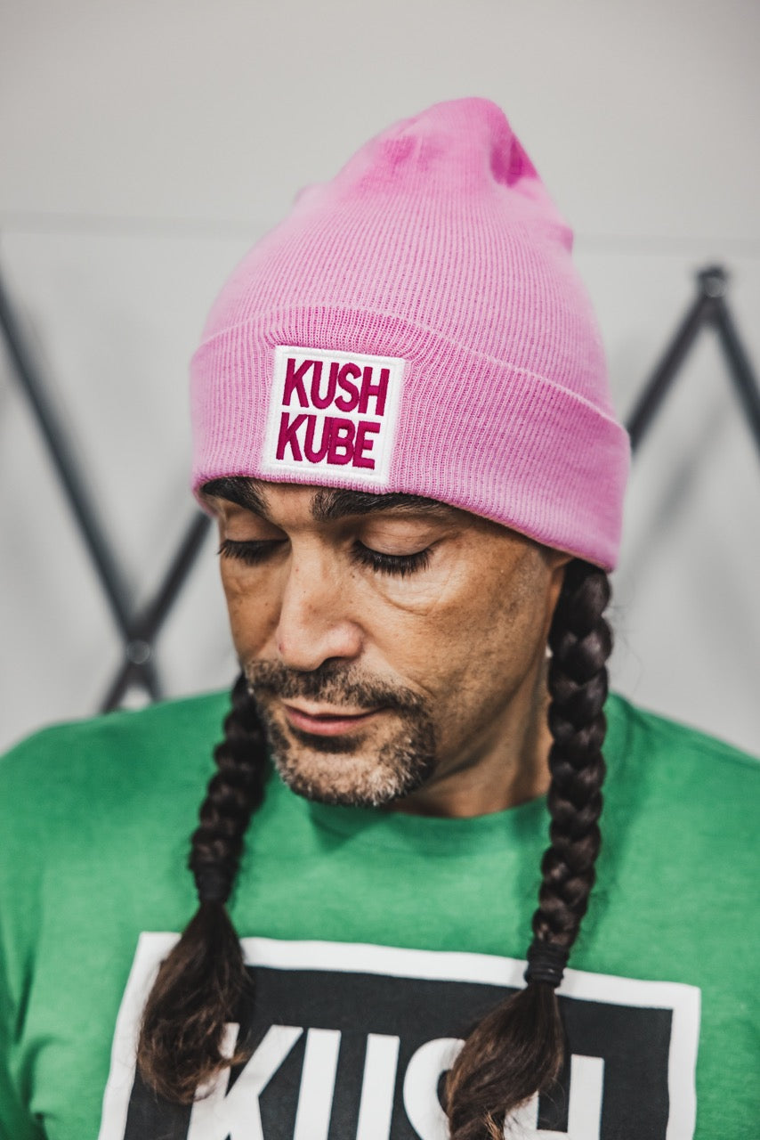 Image of Kush Kube® Hat Beanie (Pink)
