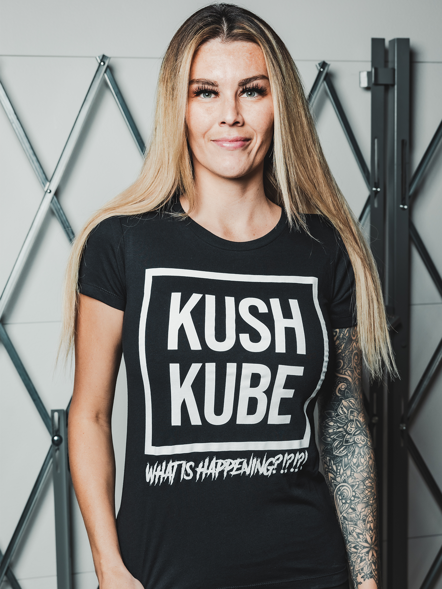 Image of Kush Kube® Womens Tee (Black/White)